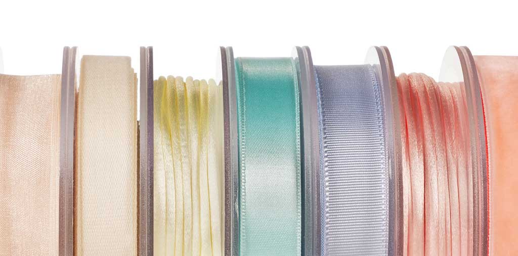 Ribbons of fabric in fashion industry trends