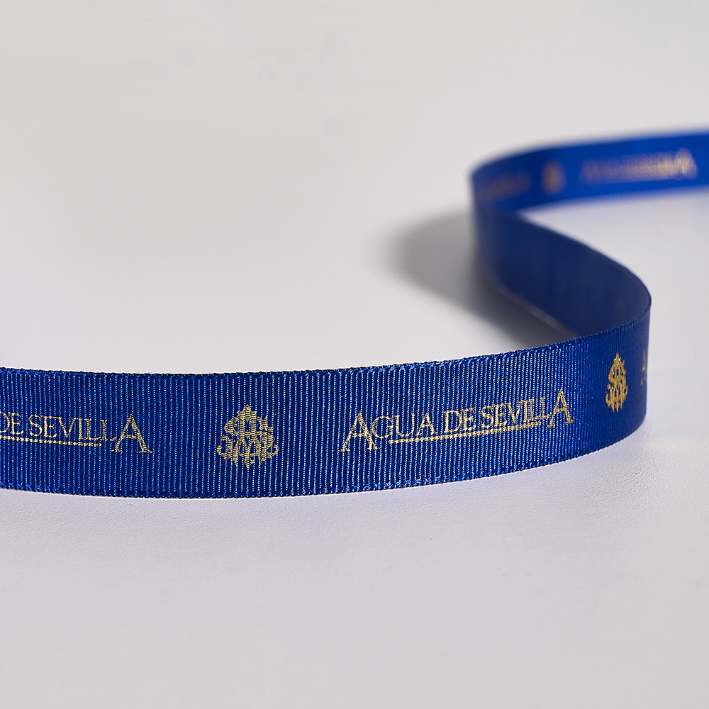 Cintas personalizadas de tela. Impresas con tu logo en rollo