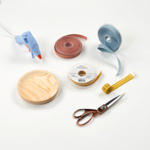 material cesta de lino