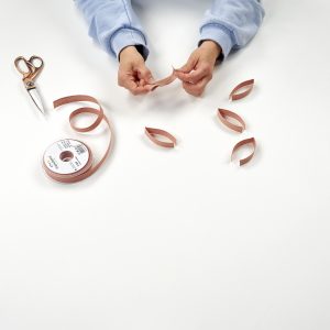 paso 2 para hacer manualidad cesta de lino